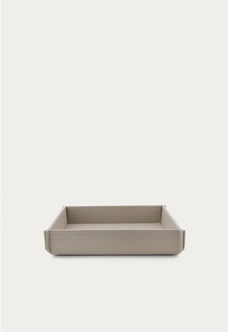Square Leather Tray