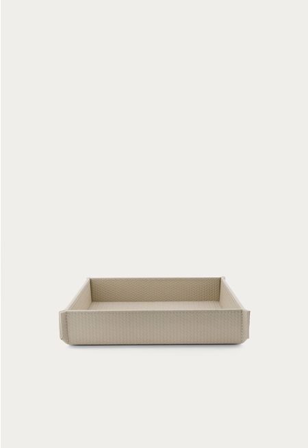 Square Leather Tray