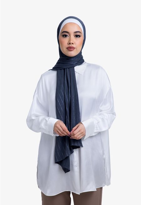 حجاب سادة محبوك 