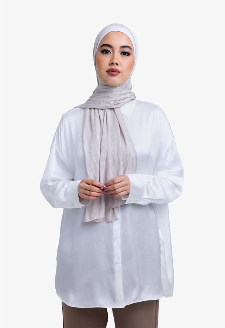 حجاب سادة محبوك 