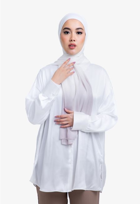 Solid Rectangular Hijab