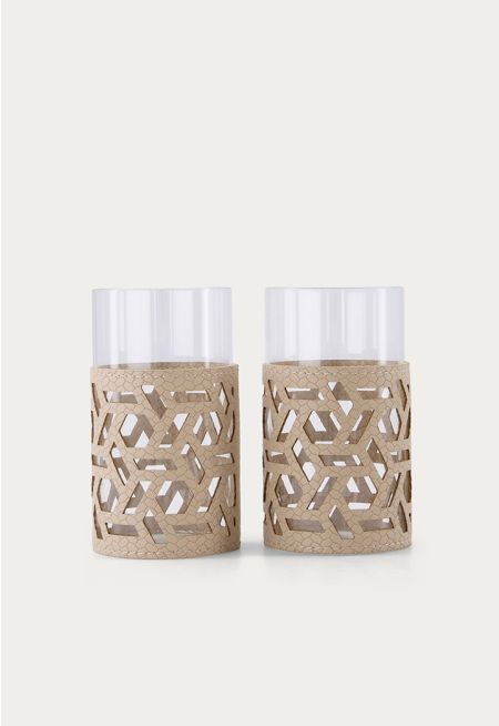 Leather Embellished Tumbler (6 Pcs)