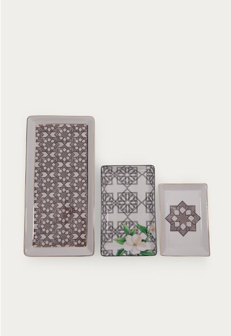 Tray Set Of 3pcs
