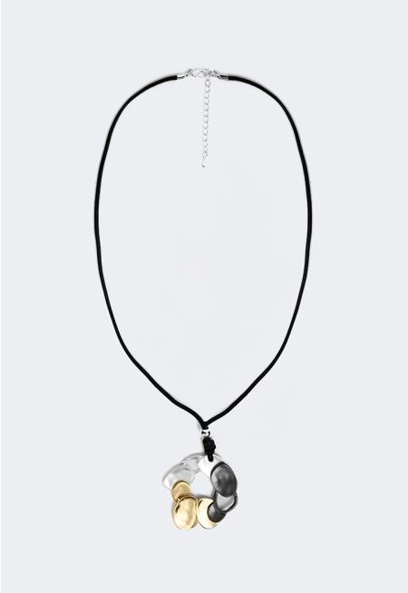 Textured Floral Necklace