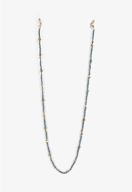 Sparkling Beaded Eyewear Accessory