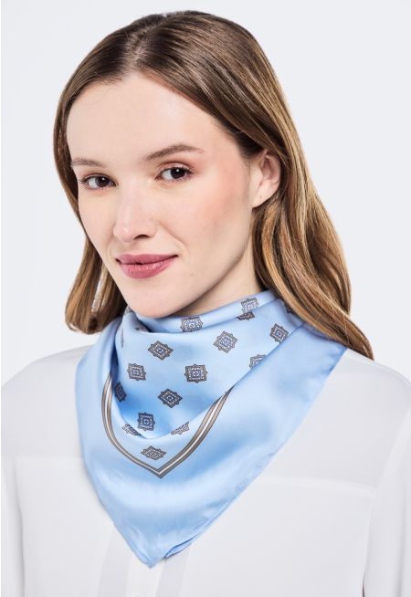 Geometric Print Scarf