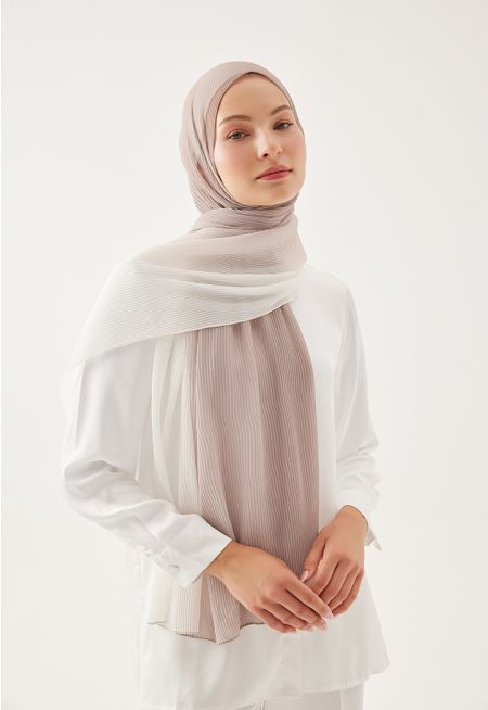 Electric Pleated Ombre Hijab