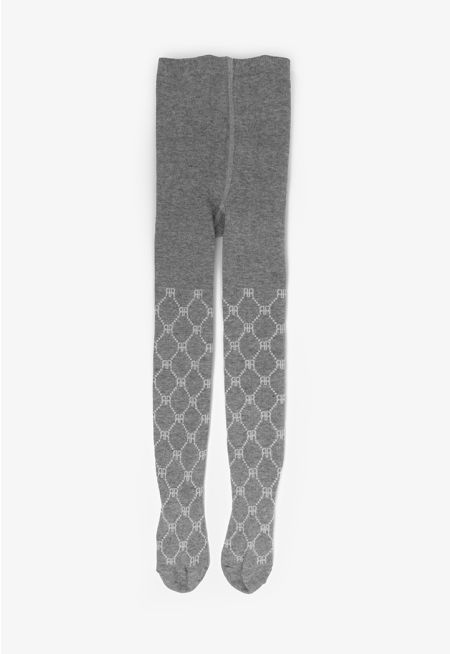 Knitted Monogram Tights