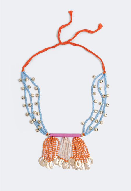 Beaded Bell Necklace