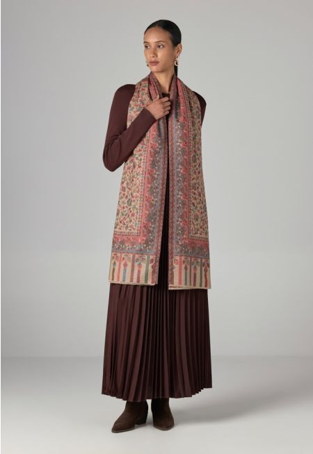 Winter Floral Shawl