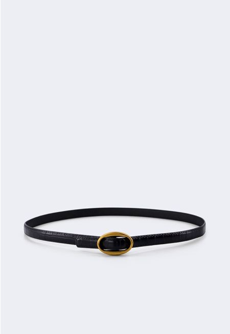 Textured Slim Belt