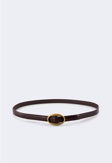 Textured Slim Belt