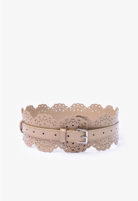 Solid Modern Detailed Belt
