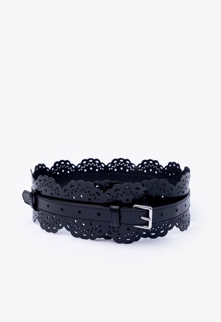 Solid Modern Detailed Belt