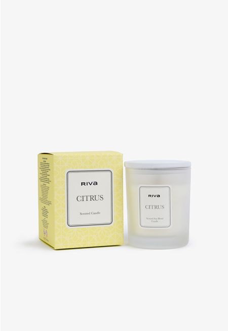 Riva Citrus Amber Scented Candle