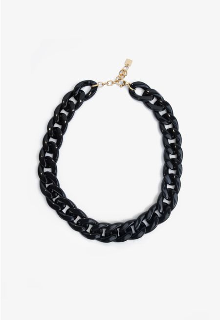 Solid Modern Chain Necklace