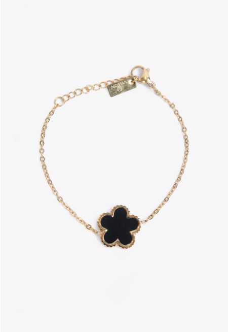 Floral Charm Bracelet
