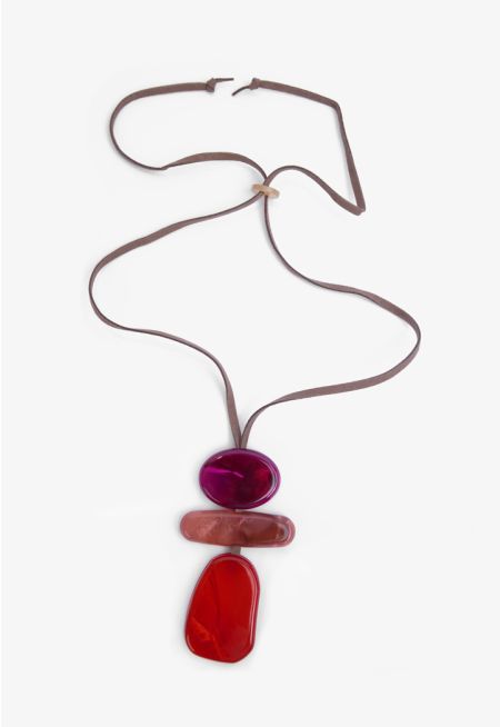 Vibrant Stone Necklace