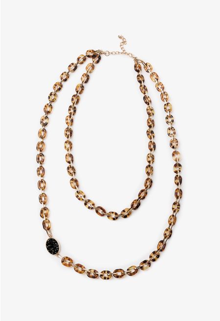 Rustic Double Stranded Necklace