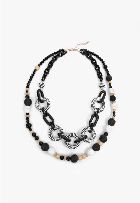Multicolored Cocktail Modern Necklace
