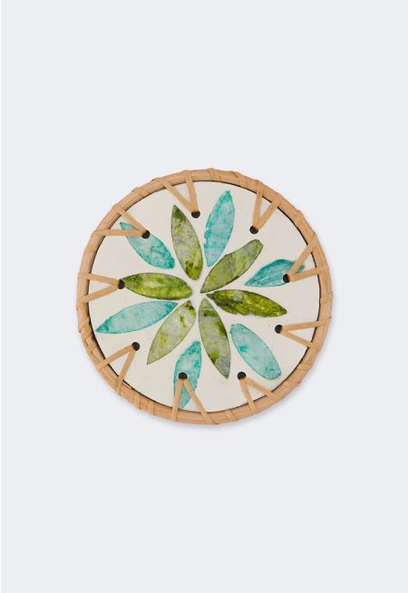Round Rattan Coaster 4 Pcs