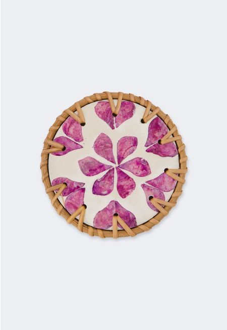 Round Rattan Coaster 4 Pcs