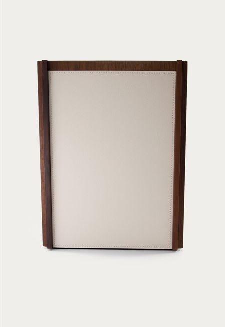 Square Wooden Trash Bin