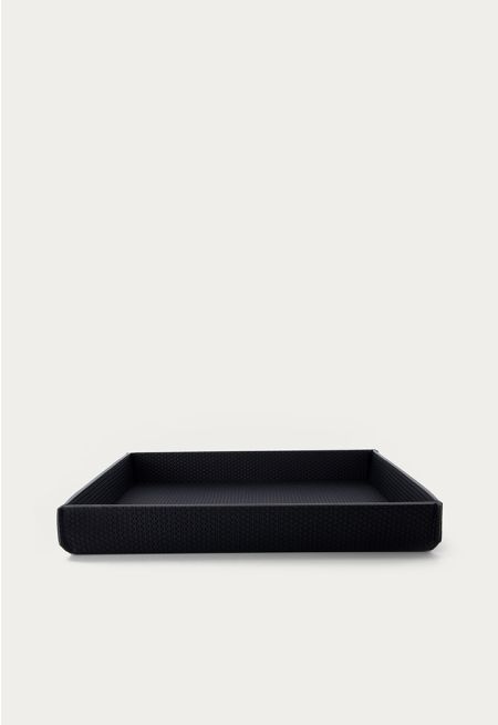 Square Leather Tray