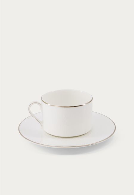 Tea Cup & Saucer Set Of 6 Pcs