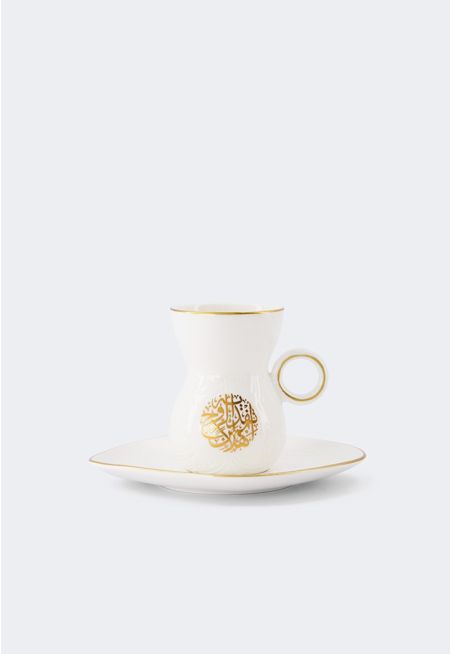 Coffee Cup & Saucer Set (6 Pcs)