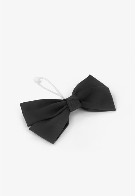 Solid Bow Hair Tie