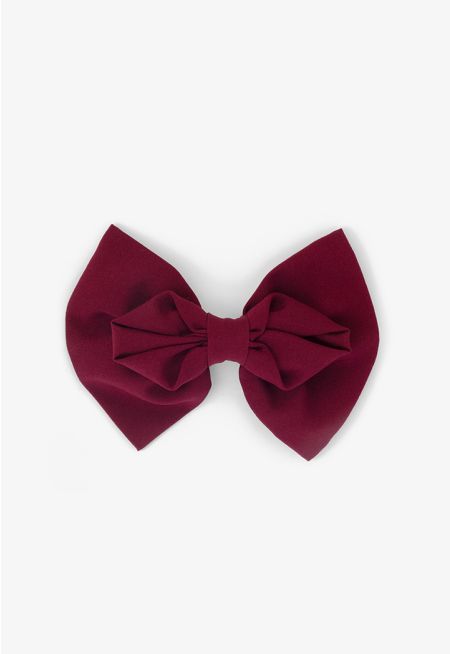 Solid Bow Hair Clip