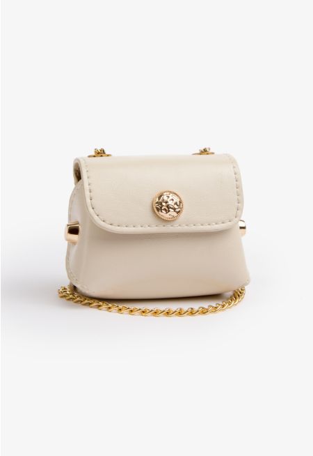 Solid Micro Crossbody Bag