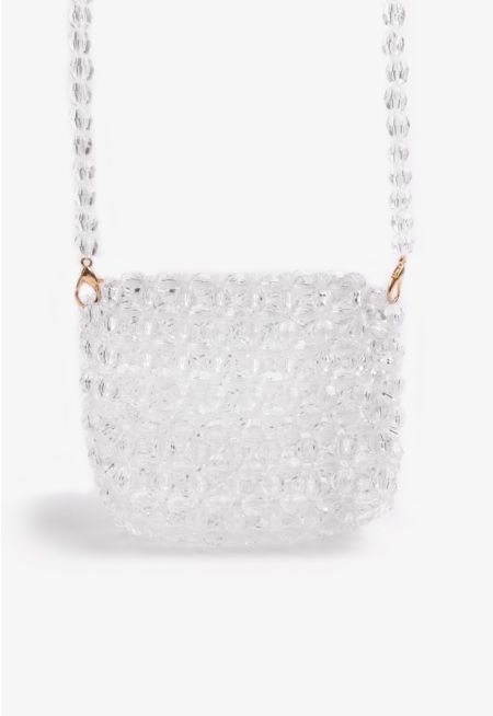 Mini Crossbody Crystal Bead Bag