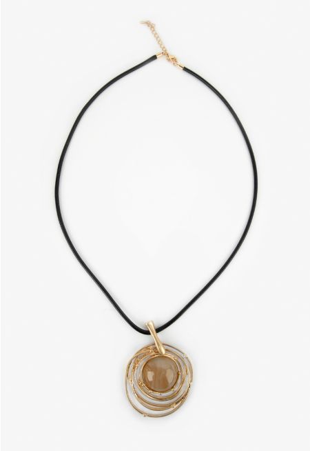 Metallic Orb Necklace