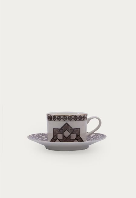 Tea Cup & Saucer Set Of 6 Pcs
