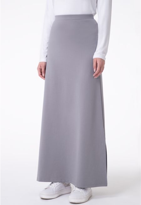 Basic Maxi A-Line Skirt