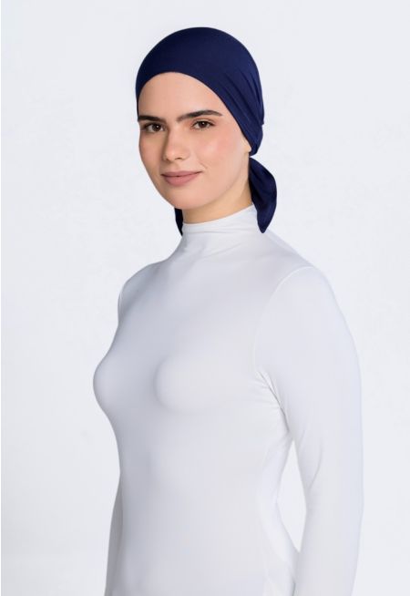 قبعة حجاب داخلية سادة مطاطية (قمطة)