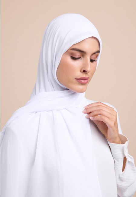 حجاب شيفون مثني (جفسة)