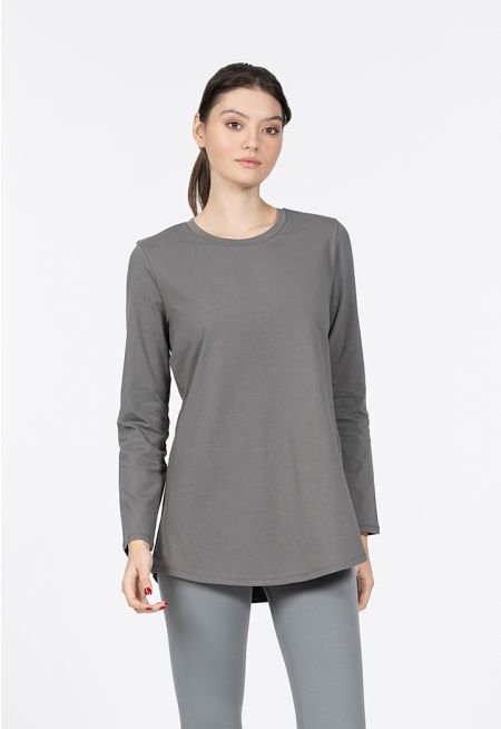 Solid Long sleeve T-shirt