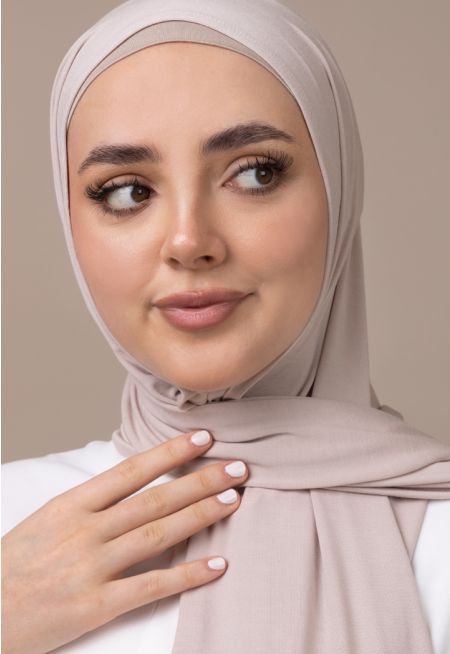 حجاب قطني سادة
