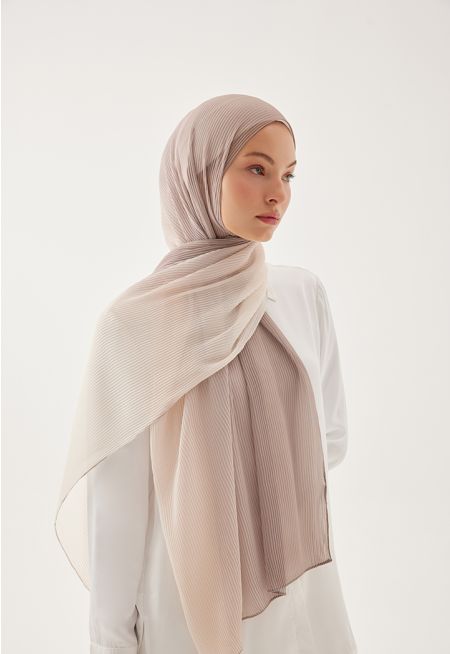 Electric Pleated Ombre Hijab