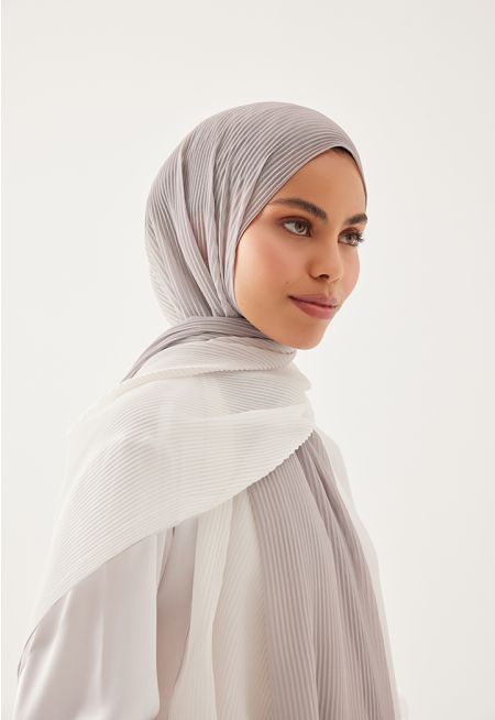 Electric Pleated Ombre Hijab