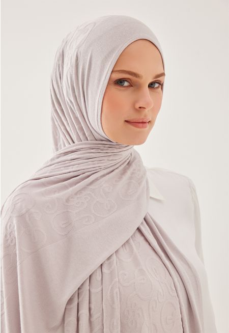 حجاب سادة بنمط الأزهار
