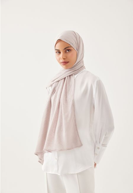 حجاب سادة بنمط ألماسي