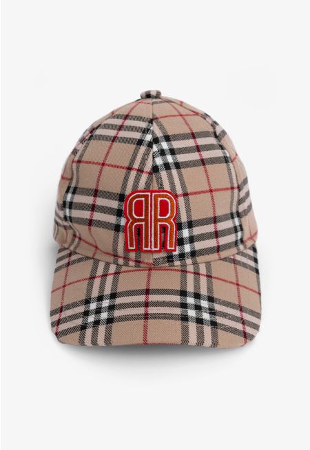 Checked Kids Baseball Cap