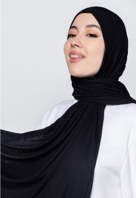 Monogram Embroidered Hijab