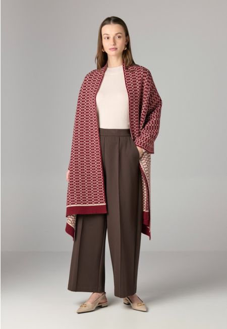 Monogram Winter Shawl