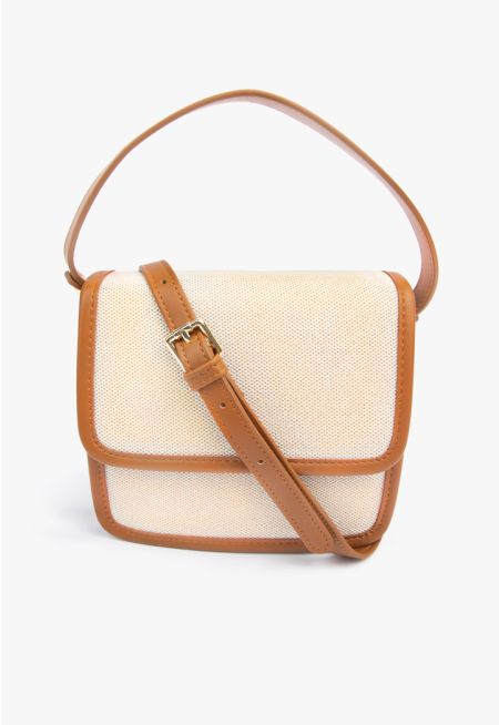 PU Leather Envelope Crossody Bag