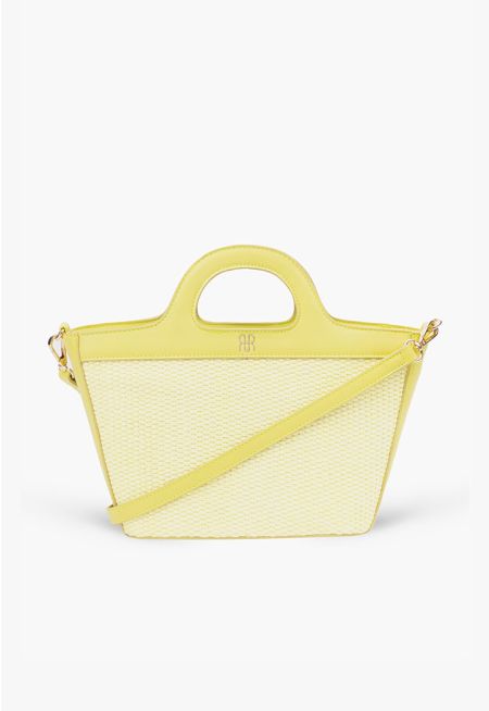 Modern Woven Straw Handbag